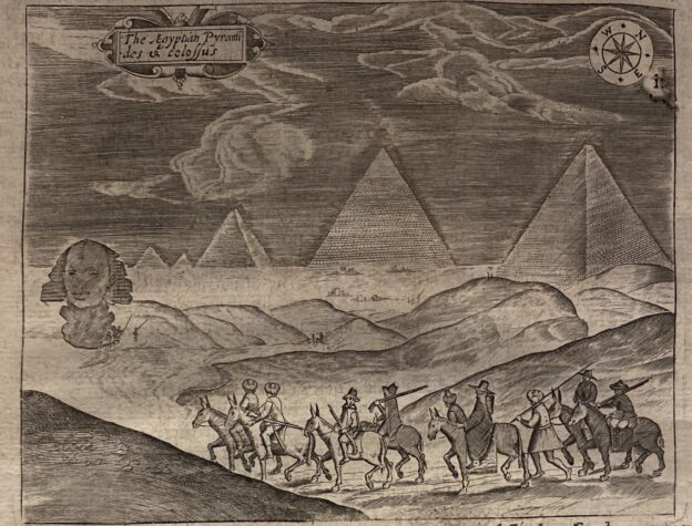 The Entrance to the Great Pyramid, from George Sandys